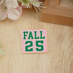 Personalized Acrylic Sorority Square Pin Badge with Initiation Season and Number Recruitment Greek Week Meeting Pride Gift for Sorors