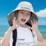 Chapeau de soleil respirant personnalisé avec nom Accessoires d'été Cadeau d'anniversaire pour garçons filles