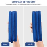 Personalised Cartoon Character Oxford Pencil Case with Initial and Text School Supply Birthday Back to School Gift for Boys Girls