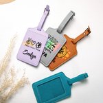 Personalizado frase de viaje de acuarela de cuero de la PU Pasaporte titular de la etiqueta de equipaje con el nombre de accesorios de viaje Regalo de cumpleaños para los amantes de los viajes