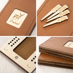 Personalised Wildlife US State Portable Cribbage Board with Wooden Pegs and Name Travel Camping Birthday Gift for Cribbage Lovers