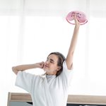 Masque de sommeil en soie romantique personnalisé avec texte et pochette Cadeau d'anniversaire amusant pour la petite amie et la femme