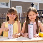 Personalized Pink Nutcracker Fairy Tale Character Insulated 20 oz Skinny Tumbler with Name and Straw Birthday Christmas Gift for Girls