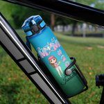 Personalisierte Gradient Baseball Mom Ice Cream Name 32 oz Wasserflasche mit Time Marker Muttertag Wettbewerb Training Geschenk für Baseball-Spieler-Liebhaber