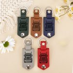 Gepersonaliseerde Drive Safe I Trucking Love You Auto Ontwerp Foto PU Lederen sleutelhanger met gegraveerde naam Verjaardag Verjaardagscadeau voor autobezitters