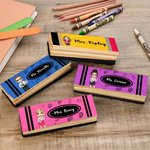 Gepersonaliseerd Cartoon Leraar Karakter Schoolbord Whiteboard Krijt Gum Cleaner met 2 Whiteboard Markers Docent's Day Gift voor leraren Opvoeders