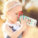 Borraccia da 355ml personalizzata con nome stelle e animali in stile cartone animato regalo ideale per compleanni e viaggi quotidiani per bambini