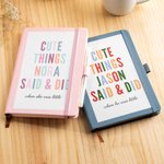 Personalized Cute Things My Kids Said & Did Memory Journal Notebook with Name Childhood Record Book Baby Shower Gift for New Parents