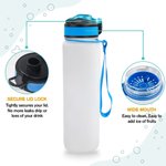 Botella de agua deportiva de 32 oz con nombre y marcador de tiempo Regalo de cumpleaños de equipo para los amantes del baloncesto y el fútbol