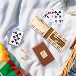 Personalised Wildlife US State Portable Cribbage Board with Wooden Pegs and Name Travel Camping Birthday Gift for Cribbage Lovers