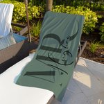 Personalisierte Herr und Frau Satz von 2 passenden schnell trocknenden übergroßen Strand Handtuch mit Nachnamen Flitterwochen Reise Hochzeit Geschenk für Newlyweds Paare