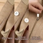 Personalisierte Wiederverwendbare Jute Tragetasche mit Namen in Weihnachtlicher Kunstschrift Tote Bag Weihnachtsgeschenk für Kinder Familie