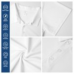 Personlig golf tema ansiktsfoto andningsbar polotröja med Lucky Number Rolig golfklubb födelsedagspresent för golfspelare