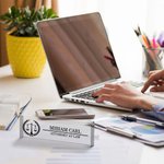 Henkilökohtainen Balance Scale akryyli nimi merkki asema Desk koristelu kiitollisuus syntymäpäivälahja lakimies oikeudellinen henkilökunta