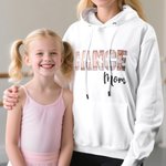 Personalized 5 Photos Collage Dance Mom Cheer T-shirt Sweatshirt Hoodie with Title Birthday Team Gift for Dance Lover Women