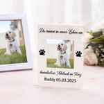 Personalisiertes Haustier-Foto-ABS-Baustein-Puzzle mit Namen und Texten Schreibtischdeko Geburtstag Jubiläen Erinnerungsgeschenk für Tierliebhaber