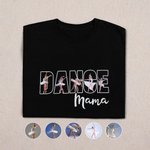Personalized 5 Photos Collage Dance Mom Cheer T-shirt Sweatshirt Hoodie with Title Birthday Team Gift for Dance Lover Women