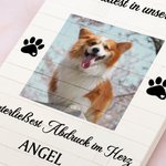 Personalisiertes Haustier-Foto-ABS-Baustein-Puzzle mit Namen und Texten Schreibtischdeko Geburtstag Jubiläen Erinnerungsgeschenk für Tierliebhaber