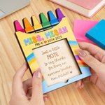 Henkilökohtainen värikynä Rainbow teksti ja Grade Wood Sticky Note haltija Sticky Notes takaisin kouluun arvostus lahja opettajille