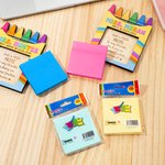 Henkilökohtainen värikynä Rainbow teksti ja Grade Wood Sticky Note haltija Sticky Notes takaisin kouluun arvostus lahja opettajille
