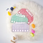 Tableau personnalisé de l'heure du coucher en acrylique avec nom Cadeau d'anniversaire pour garçons filles