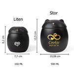 Personlig hund katt tassavtryck urna för aska med graverat namn och datum sorg minnesgåva för husdjursälskare vid förlust