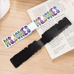 Personalised Waterproof Pencil Teacher Elements Magnetic Bookmark Clip with Text Teacher's Day Back to School Gift for Book Lover Teacher