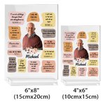 Personalized Photo Christian Bible Acrylic Plaque Birthday Graduation Thanksgiving Gift for Christians