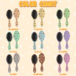 Personalisierte Paw Print Bone 1-3 Gesicht Fotos Luftkissen Kamm mit Namen und Griff Multicolor täglichen Gebrauch Geburtstag Geschenk für Frauen Mädchen Tierliebhaber