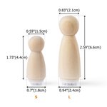 Personalized Clay Pottery Stamp with Text and Wood Round Handle Birthday Pottery Making Gift for Handicraft Lovers Pottery Makers