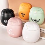 Personlig hund katt tassavtryck urna för aska med graverat namn och datum sorg minnesgåva för husdjursälskare vid förlust