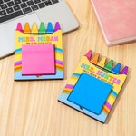 Henkilökohtainen värikynä Rainbow teksti ja Grade Wood Sticky Note haltija Sticky Notes takaisin kouluun arvostus lahja opettajille