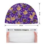 Gorro de natación personalizado cómodo con 1 a 3 fotos faciales y diseño de 3 dibujos accesorio regalo de cumpleaños para adultos