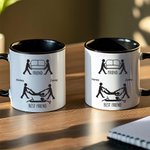 Personalisierte lustige Freund und bester Freund 11 oz Keramik Kaffeebecher mit Namen Geburtstag Urlaub Geschenk für Freunde