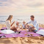 Gepersonaliseerde Bones Paw Prints 1-3 gezicht foto's Veelzijdige deken picknickmat met naam strand reizen camping wandelen cadeau voor dierenliefhebbers familie