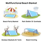 Gepersonaliseerde Bones Paw Prints 1-3 gezicht foto's Veelzijdige deken picknickmat met naam strand reizen camping wandelen cadeau voor dierenliefhebbers familie