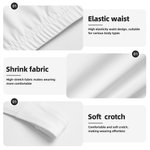 Propiedad personalizada de la mano del esqueleto Hombres Boxer calzoncillos con nombre de la boda Cumpleaños Aniversario Regalo para Novio Esposo