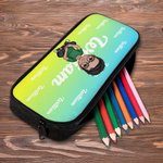 Henkilökohtainen kaltevuus väri sarjakuvahahmo nimi nimi reppu lounas laukku kynäkotelo asetettu nimi takaisin kouluun syntymäpäivälahja pojille tytöille