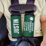 Personalisierte Medizinischer-Notfall-Alarm 2 Stk. Auto-Sicherheitsgurtbezüge mit Namen Text Fürsorgliches Geburtstagsgeschenk für Kinder Familie