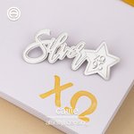 Personalised Star Crown Sorority Greek Letter Badge with Chapter and Year 25 Silver 50 Gold Anniversary Gift for Sorors | Callie × Affinity Licensing