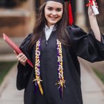 Personalized Bling Rhinestone Pearl Bowknot Letter Two-Colored Ribbon Braided Lei with Name Party Decor Graduation Gift for Graduates