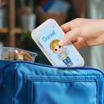 Fourchette Cuillère Couteau 3 pièces avec nom et étui Cadeau d'anniversaire de rentrée scolaire pour garçons filles