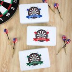 Personalized Dartboard Spray Paint Darts Accessories Organizer with Text Birthday Gift for Dart Player