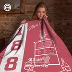 Henkilökohtainen monivärinen Sorority Logo Soft Throw Blanket with Name and Year Syntymäpäivä Sorority Gift for Sorors | Callie × Affinity Licensing
