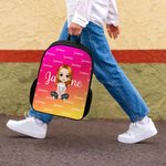 Henkilökohtainen kaltevuus väri sarjakuvahahmo nimi nimi reppu lounas laukku kynäkotelo asetettu nimi takaisin kouluun syntymäpäivälahja pojille tytöille