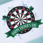 Personalized Dartboard Spray Paint Darts Accessories Organizer with Text Birthday Gift for Dart Player