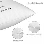 Personalized Friendsgiving Definition Soft Throw Pillow Cover with Text Couch Decor Thanksgiving Birthday Gift for Friends