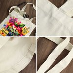 Personalizzato Apple Praise Notes Borsa in tela di grande capacità con testo Regalo di apprezzamento per gli insegnanti nel giorno della festa dell'insegnante