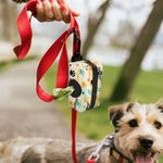 Personalized Colour Cute Paw Print Dog Poop Storage Bag with Name Pet Supplies Birthday Gift for Dog Owners