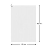 Personlig broderad snabbtorkande mikrofiber våfflad golfhandduk med monogram och karbinhake golftillbehör födelsedagspresent för golfälskare